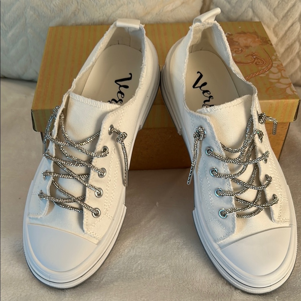 White Canvas Sneakers